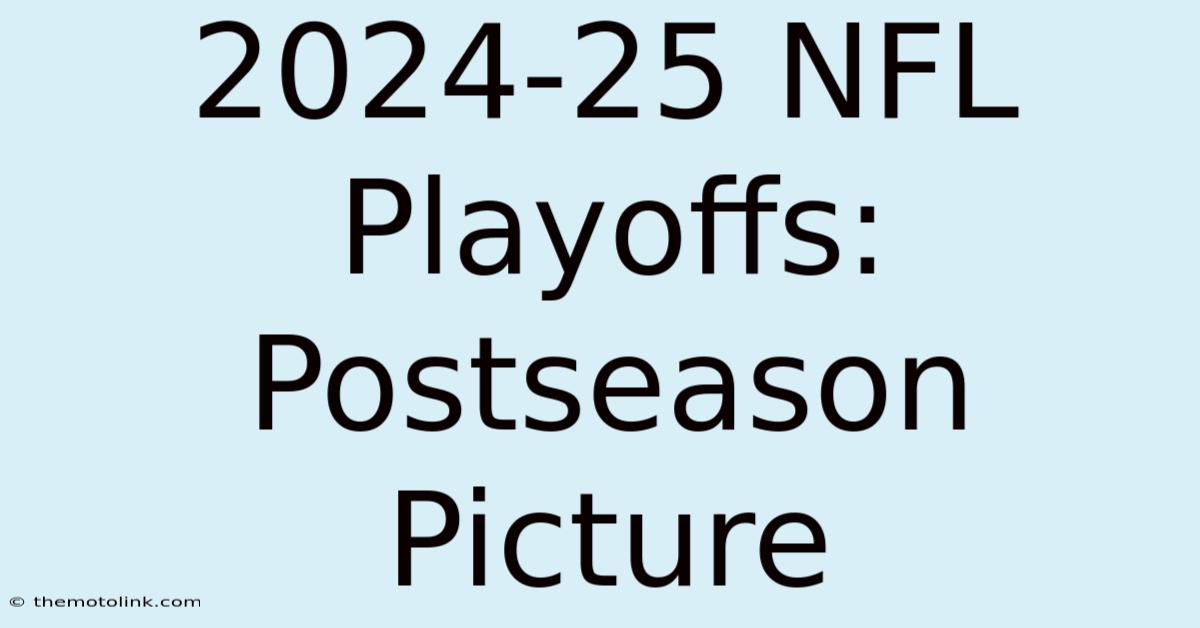 2024-25 NFL Playoffs: Postseason Picture