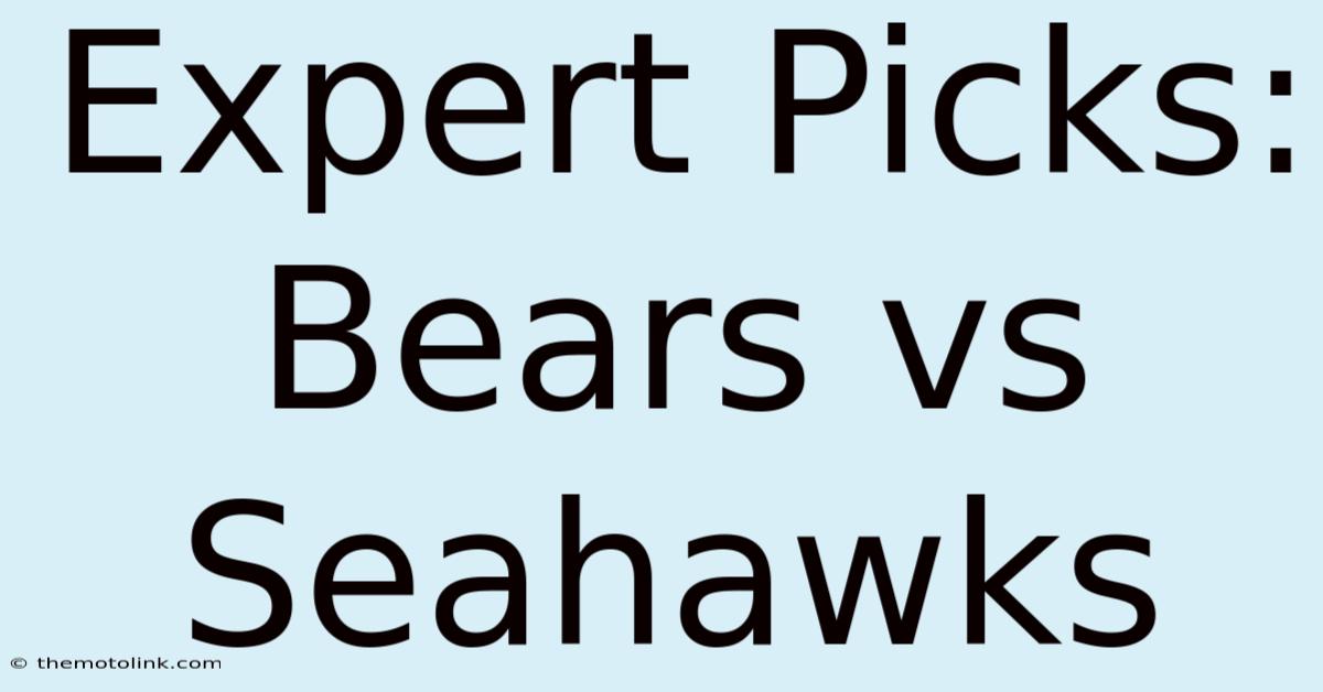 Expert Picks: Bears Vs Seahawks